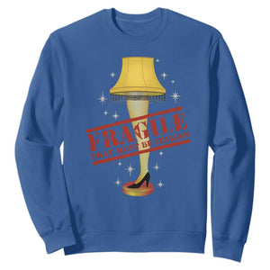 Funny Fragile That Must Be Italian Christmas Movie Sweatshirt TS11 Royal Blue Print Your Wear