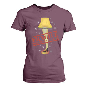 Funny Fragile That Must Be Italian Christmas Movie T Shirt For Women TS11 Maroon Print Your Wear