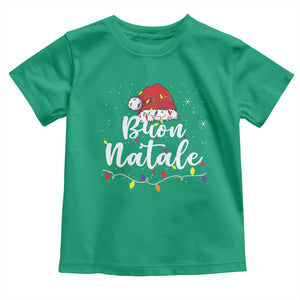 Funny Buon Natale Toddler T Shirt Italian Christmas Italy Pride Santa Hat TS11 Irish Green Print Your Wear