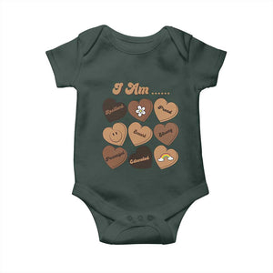African American Proud Black History Month Baby Onesie Melanin Hearts TS11 Print Your Wear
