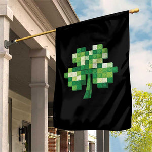 Funny St Patricks Day Shamrock Building Blocks Bricks Garden Flag TS11 Print Your Wear