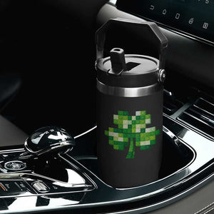 Funny St Patricks Day Shamrock Building Blocks Bricks Flip Straw Tumbler TS11 Print Your Wear