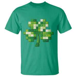 Funny St Patricks Day Shamrock Building Blocks Bricks T Shirt TS11 Irish Green Print Your Wear