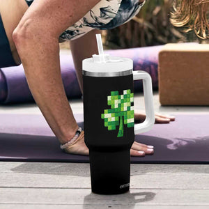 Funny St Patricks Day Shamrock Building Blocks Bricks Tumbler With Handle TS11 Print Your Wear