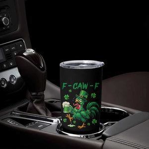 Funny F Caw F Chicken St Patricks Day Tumbler Cup Irish Beer Drinking Shamrock Print TS11 Print Your Wear