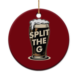 Funny Irish Beer Slit The G Ceramic Ornament Stout Beer Drinking Lover TS11 1pc Red Print Your Wear