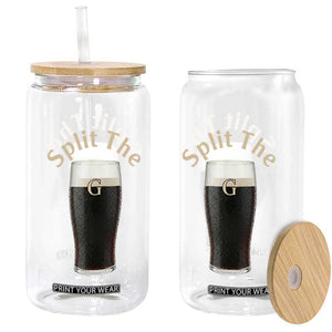 Funny Irish Beer Split The G Glass Can St Patricks Day Stout Beer Drinking Day TS11 Print Your Wear