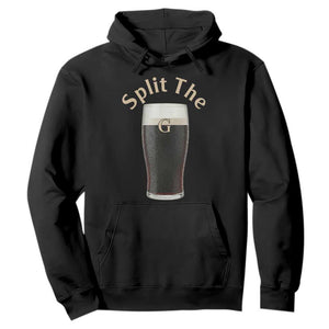 Funny Irish Beer Split The G Hoodie St Patricks Day Stout Beer Drinking Day TS11 Black Print Your Wear