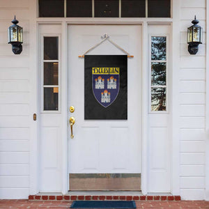 Dublin Ireland Garden Flag The Coat of Arms of Dublin Three Burning Castles TS11 Print Your Wear