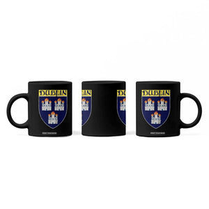 Dublin Ireland Coffee Mug The Coat of Arms of Dublin Three Burning Castles TS11 Print Your Wear