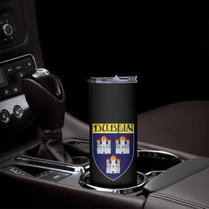 Dublin Ireland Skinny Tumbler The Coat of Arms of Dublin Three Burning Castles TS11 Print Your Wear