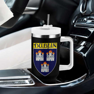 Dublin Ireland Tumbler With Handle The Coat of Arms of Dublin Three Burning Castles TS11 Print Your Wear