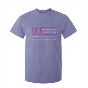 Military Child Month Military Transport American Flag T Shirt For Kid TS11 Violet Print Your Wear