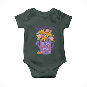 Military Kids Bloom Where They Are Planted Baby Onesie Military Child Month Flower TS11 Print Your Wear