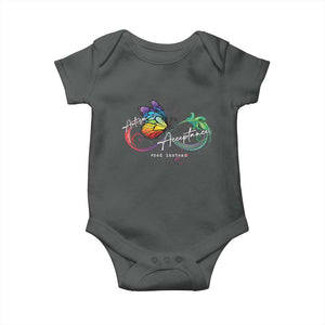 Autism Awareness Acceptance Red Instead Baby Onesie Infinity Symbol Rainbow Butterfly Feather TS11 Dark Heather Print Your Wear