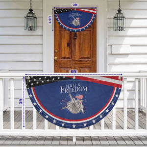 Funny Feral And Free Patriotic Fan Flag 4th of July Raccoon With American Flag TS11 Print Your Wear