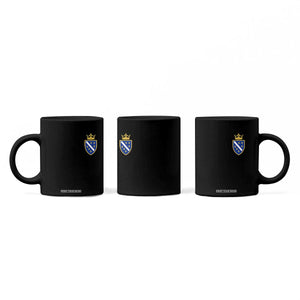 Bosnia and Herzegovina Flag Emblem with Crown Coffee Mug