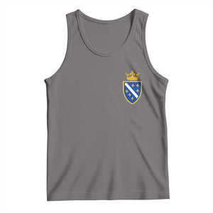 Bosnia and Herzegovina Flag Emblem with Crown Tank Top