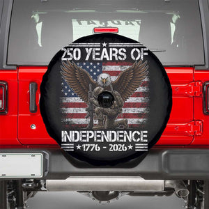 250 Years Of Independence Military Army Spare Tire Cover 250th Anniversary USA Bald Eagle