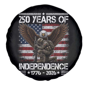 250 Years Of Independence Military Army Spare Tire Cover 250th Anniversary USA Bald Eagle