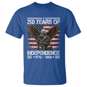 250 Years Of Independence Military Army T Shirt 250th Anniversary USA Bald Eagle