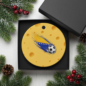 Bosnia and Herzegovina Soccer Lover Bosnian Flag Ceramic Ornament