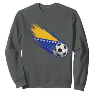 Bosnia and Herzegovina Soccer Lover Bosnian Flag Sweatshirt
