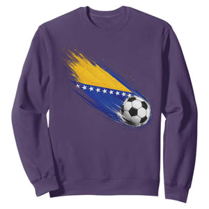 Bosnia and Herzegovina Soccer Lover Bosnian Flag Sweatshirt