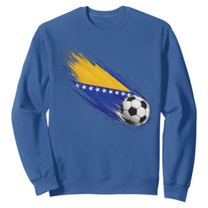 Bosnia and Herzegovina Soccer Lover Bosnian Flag Sweatshirt