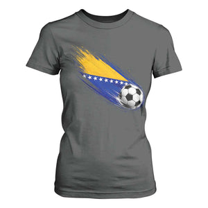 Bosnia and Herzegovina Soccer Lover Bosnian Flag T Shirt For Women