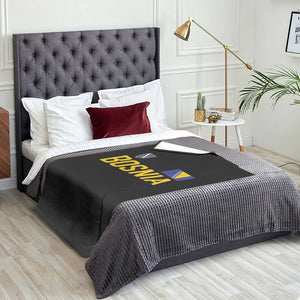 Bosnia and Herzegovina Pride Throw Blanket BiH Bosnian Flag Souvenirs