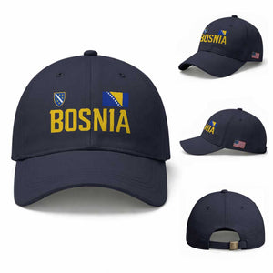 Bosnia and Herzegovina Pride Baseball Cap BiH Bosnian Flag Souvenirs