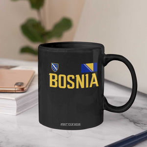 Bosnia and Herzegovina Pride Coffee Mug BiH Bosnian Flag Souvenirs