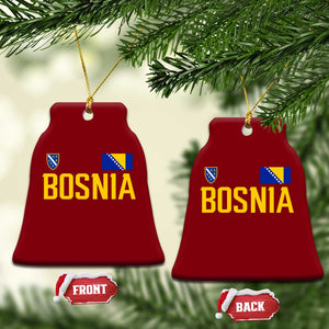 Bosnia and Herzegovina Pride Ceramic Ornament BiH Bosnian Flag Souvenirs
