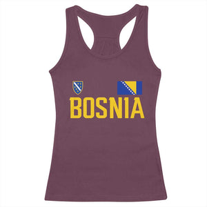 Bosnia and Herzegovina Pride Racerback Tank Top BiH Bosnian Flag Souvenirs