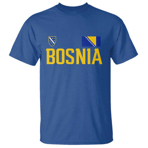 Bosnia and Herzegovina Pride T Shirt BiH Bosnian Flag Souvenirs TS11 Royal Blue Print Your Wear