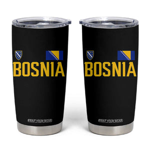 Bosnia and Herzegovina Pride Tumbler Cup BiH Bosnian Flag Souvenirs