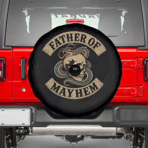 Father Of Mayhem Spare Tire Cover Dad Snake Skull Fathers Day