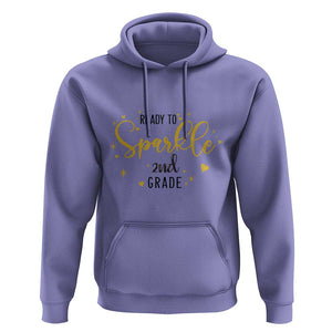 Back To School Hoodie Ready To Sparkle 2nd Grade Star Heart TS11 Violet Print Your Wear