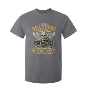 Some Grandpas Take Naps Real Grandpas Ride Motorcycle Then Take Nap T Shirt For Kid Funny Grandpa Biker