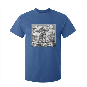 Heated Chivalry Medieval Knights Kissing LGBT Pride T Shirt For Kid TS11 Royal Blue Print Your Wear