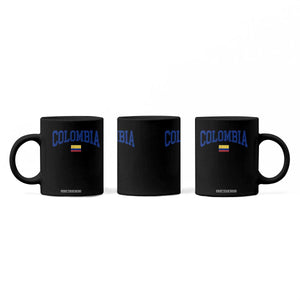 Colombia Football Throwback Design Vintage Colombian Flag Jersey Style Coffee Mug TS11 Print Your Wear