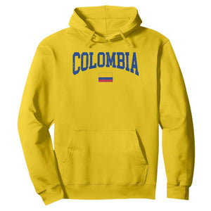 Colombia Football Throwback Design Vintage Colombian Flag Jersey Style Hoodie TS11 Daisy Print Your Wear