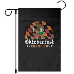 Funny Bigfoot Garden Flag Oktoberfest Champion Beer Lederhosen TS11 Black Print Your Wear