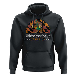 Funny Bigfoot Hoodie Oktoberfest Champion Beer Lenderhosen TS11 Black Print Your Wear