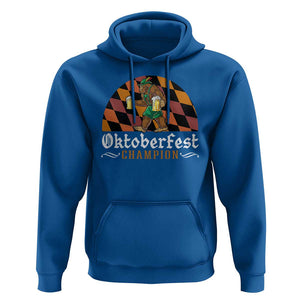 Funny Bigfoot Hoodie Oktoberfest Champion Beer Lenderhosen TS11 Royal Blue Print Your Wear