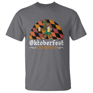 Funny Bigfoot T Shirt Oktoberfest Champion Beer Lenderhosen TS11 Charcoal Print Your Wear