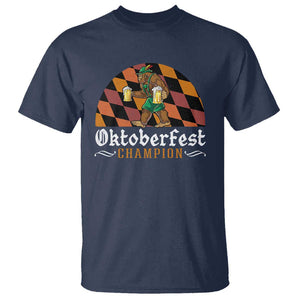 Funny Bigfoot T Shirt Oktoberfest Champion Beer Lenderhosen TS11 Navy Print Your Wear
