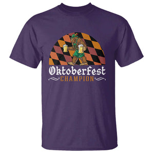 Funny Bigfoot T Shirt Oktoberfest Champion Beer Lenderhosen TS11 Purple Print Your Wear