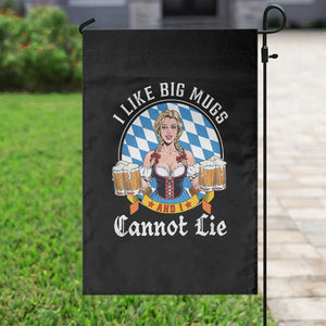 I Like Big Mugs And I Cannot Lie Garden Flag Oktoberfest Party Beer Dirndl Bavarian Flag TS11 Print Your Wear